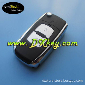 Best car remtoe control case for 2 buttons flip key hyundai hyundai smart key cover